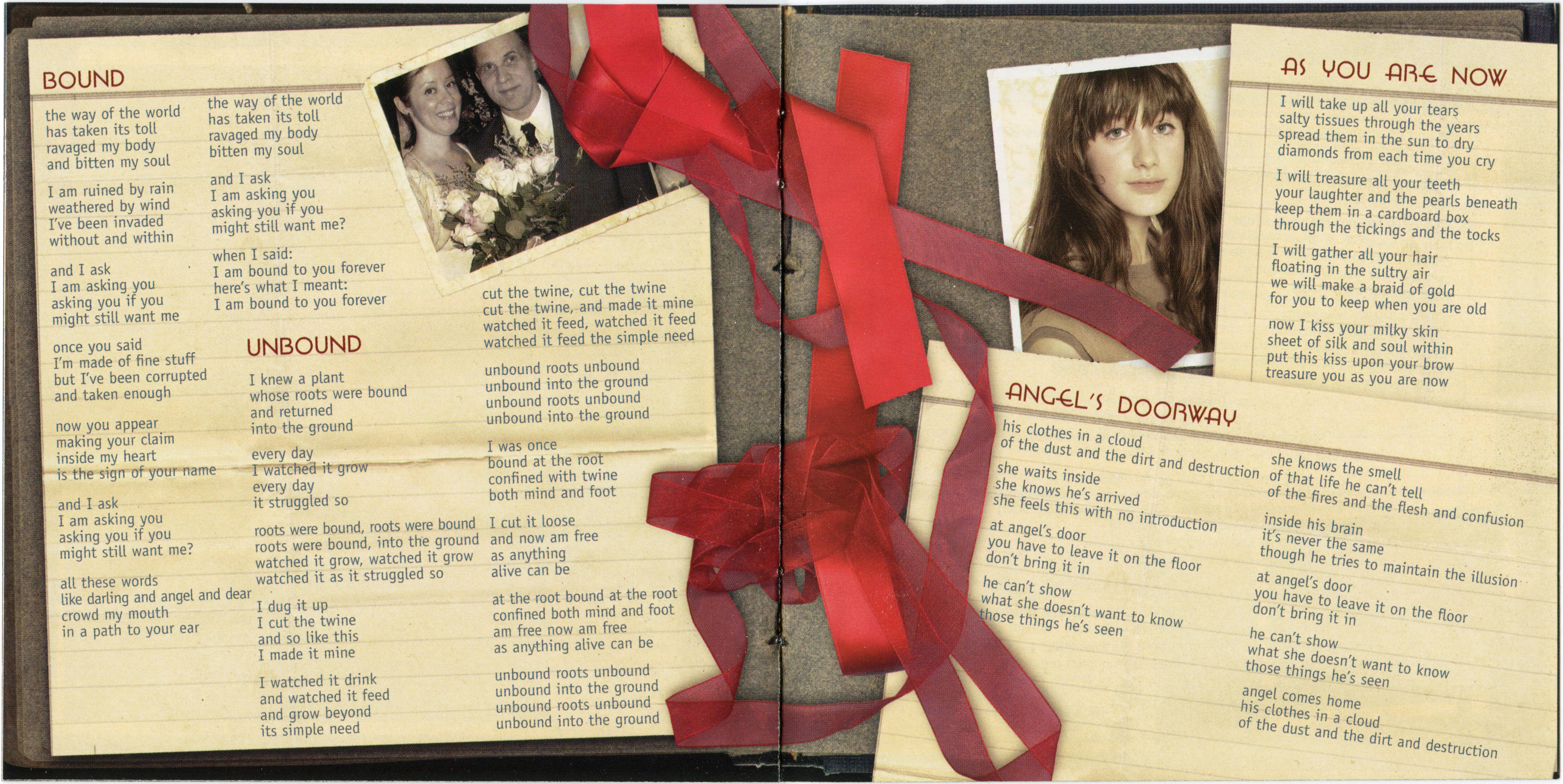 Suzanne Vega  Beauty & Crime : Booklet 4